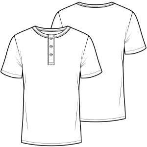Fashion sewing patterns for T-Shirt 7074